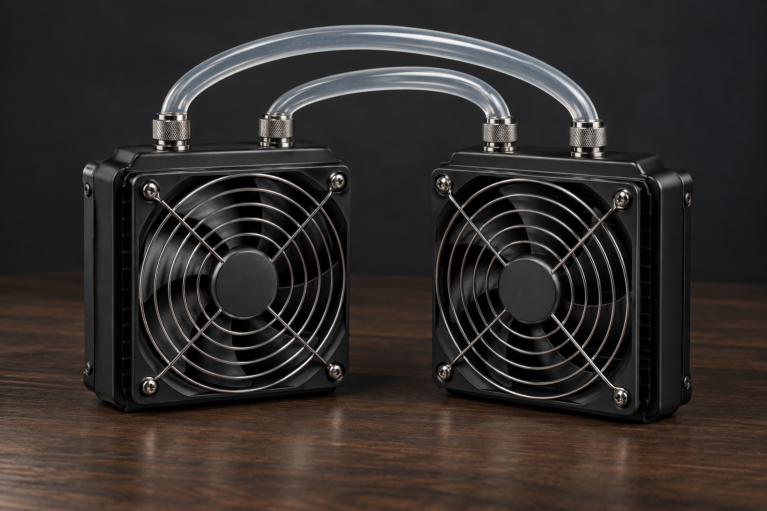 Photoreal render highlighting key thermal assembly components